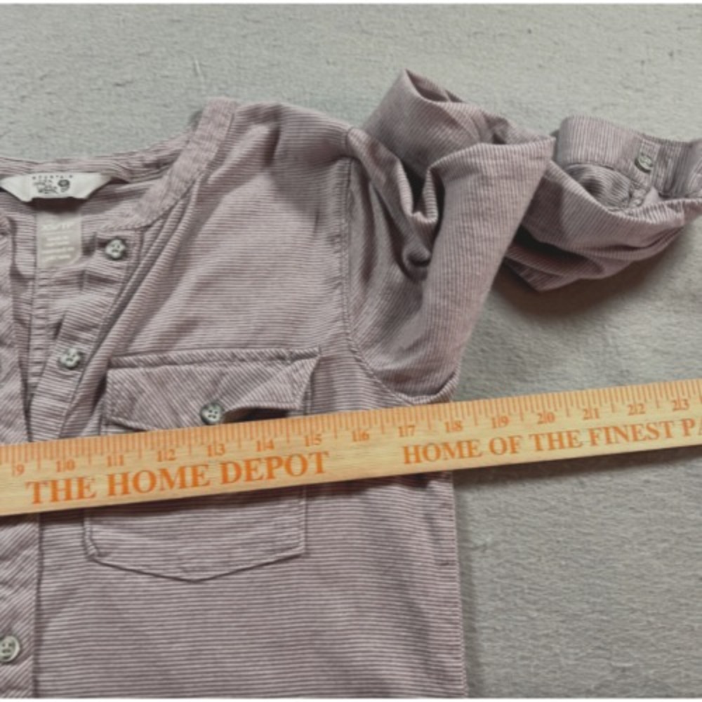 Mountain Hardwear Shirt Womens XS Karsee Flannel Top Gorpcore Cabincore Utility - Picture 4 of 13